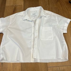 Pistola Short sleeve white button up